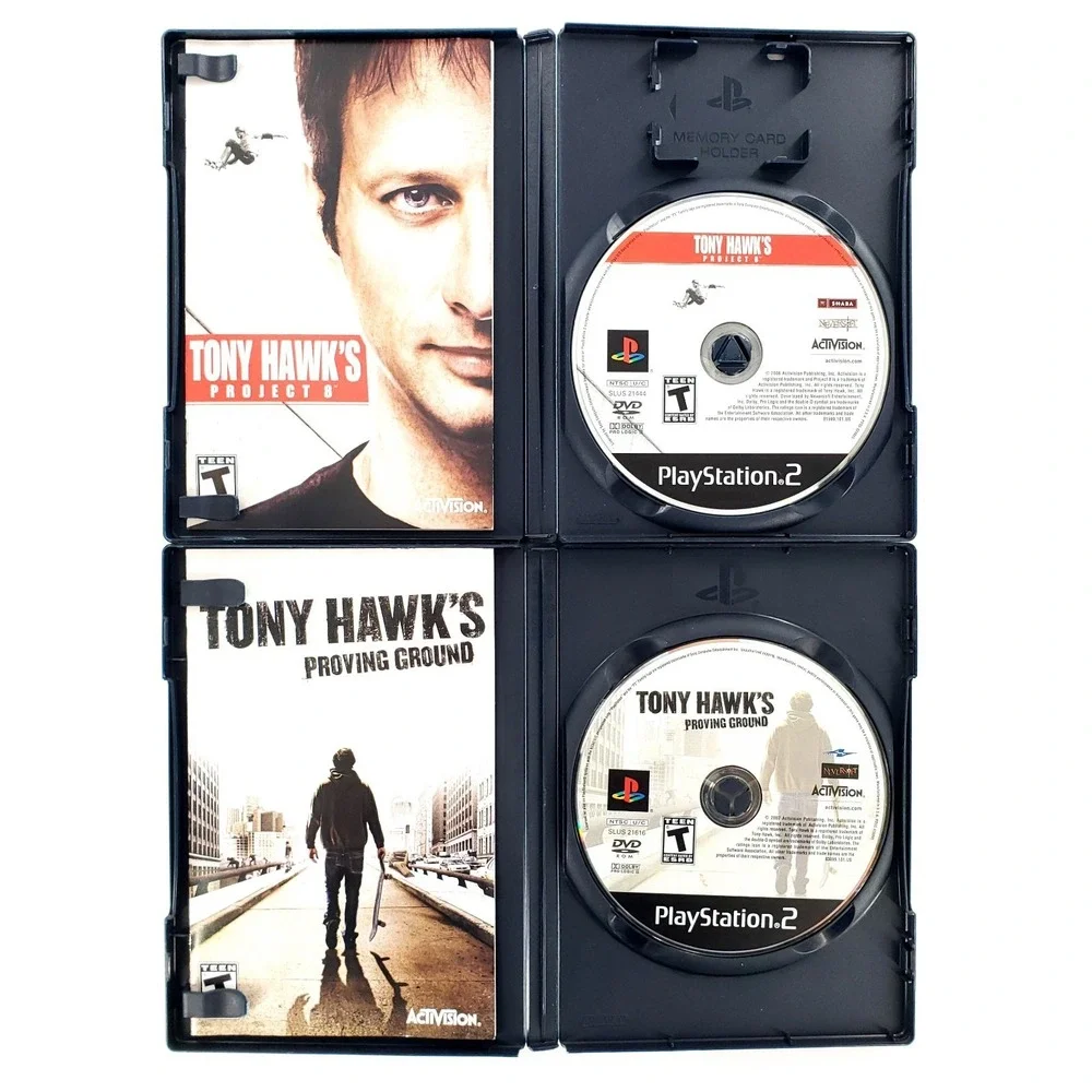 Tony Hawk's Project 8 & Proving Ground Sony PlayStation 2 Complete Tested Works